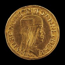 Giovanni II Bentivoglio, 1443-1508, Lord of Bologna 1463-1506 [obverse], 15th or 16th century. Creator: Unknown