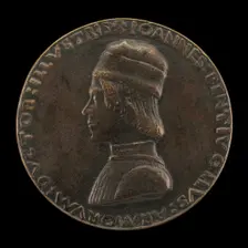 Giovanni II Bentivoglio, 1443-1508, Lord of Bologna 1463-1506 [obverse]. Creator: Sperandio Savelli