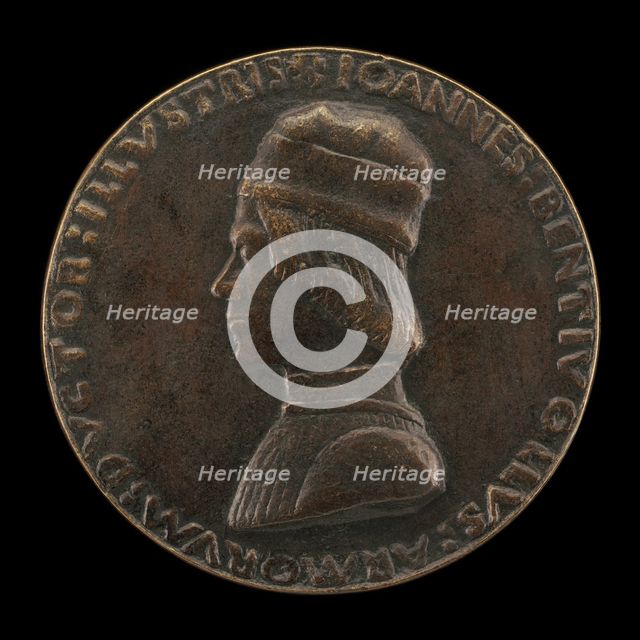 Giovanni II Bentivoglio, 1443-1508, Lord of Bologna 1463-1506 [obverse]. Creator: Sperandio Savelli.