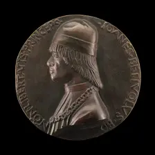 Giovanni II Bentivoglio, 1443-1508, Lord of Bologna 1463-1506 [obverse]. Creator: Sperandio Savelli