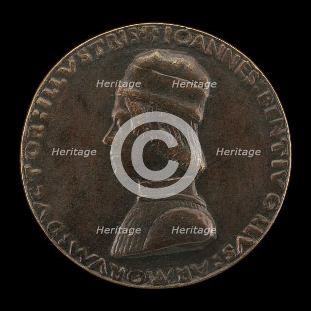 Giovanni II Bentivoglio, 1443-1508, Lord of Bologna 1463-1506 [obverse]. Creator: Sperandio Savelli.