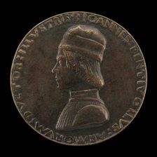 Giovanni II Bentivoglio, 1443-1508, Lord of Bologna 1463-1506 [obverse]. Creator: Sperandio Savelli