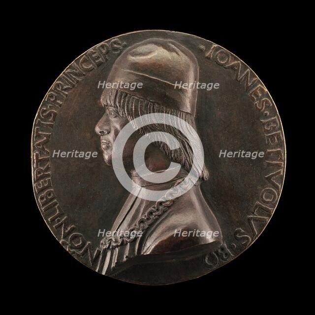 Giovanni II Bentivoglio, 1443-1508, Lord of Bologna 1463-1506 [obverse]. Creator: Sperandio Savelli.