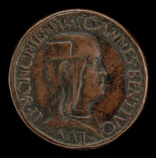 Giovanni II Bentivoglio, 1443-1509, Lord of Bologna 1462-1506 [obverse], 1494. Creator: Francesco Francia
