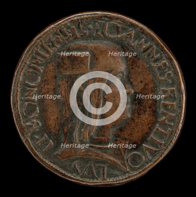 Giovanni II Bentivoglio, 1443-1509, Lord of Bologna 1462-1506 [obverse], 1494. Creator: Francesco Francia.