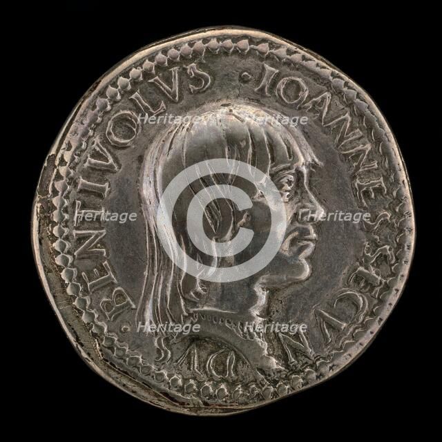 Giovanni II Bentivoglio, 1443-1509, Lord of Bologna 1462-1506 [obverse]. Creator: Francesco Francia.