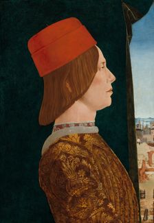 Giovanni II Bentivoglio, c. 1474/1477. Creator: Ercole de Roberti