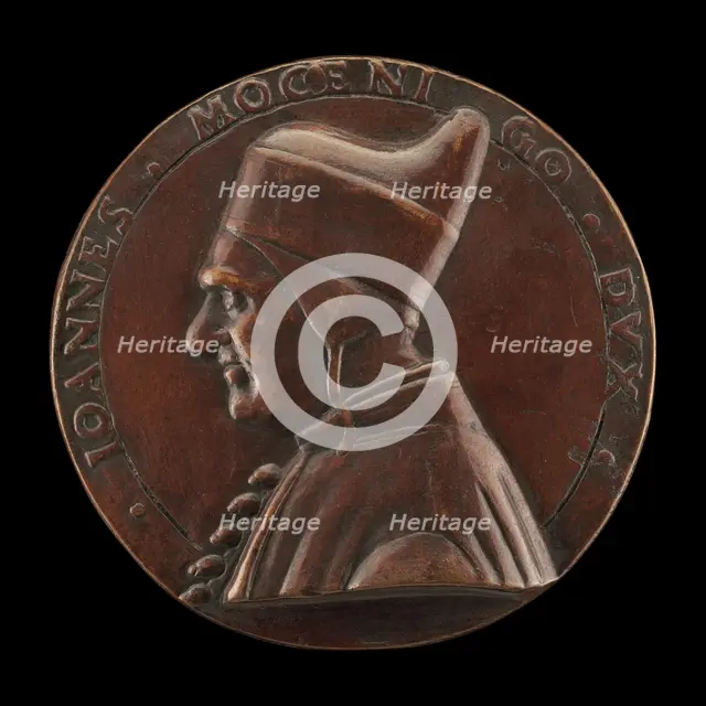 Giovanni Mocenigo, 1408-1485, Doge of Venice, late 15th or early 16th century. Creator: Master G.T..