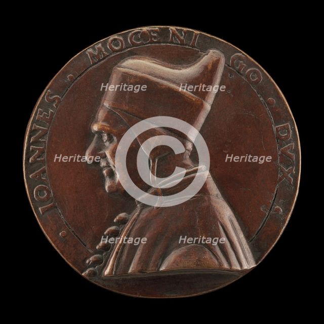 Giovanni Mocenigo, 1408-1485, Doge of Venice, late 15th or early 16th century. Creator: Master G.T..