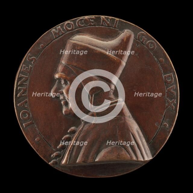Giovanni Mocenigo, 1408-1485, Doge of Venice, late 15th or early 16th century. Creator: Master G.T..