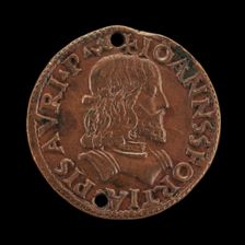 Giovanni Sforza, 1466-1510, Lord of Pesaro [obverse], 15th century. Creator: Unknown