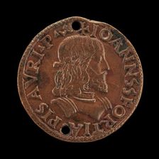 Giovanni Sforza, 1466-1510, Lord of Pesaro [obverse], 15th century. Creator: Unknown