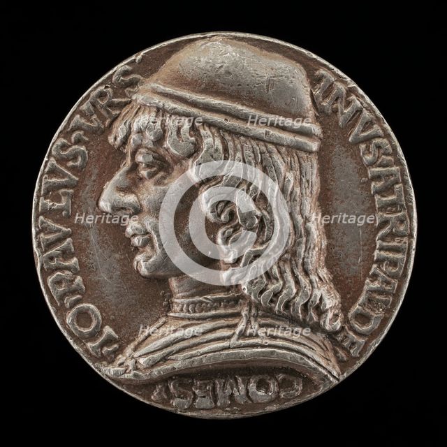 Giovanni Paolo Orsini, 1450/1455-1502, Count of Atripaldi 1486 [obverse], c. 1485/1490. Creator: Unknown.