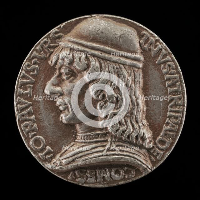 Giovanni Paolo Orsini, 1450/1455-1502, Count of Atripaldi 1486 [obverse], c. 1485/1490. Creator: Unknown.