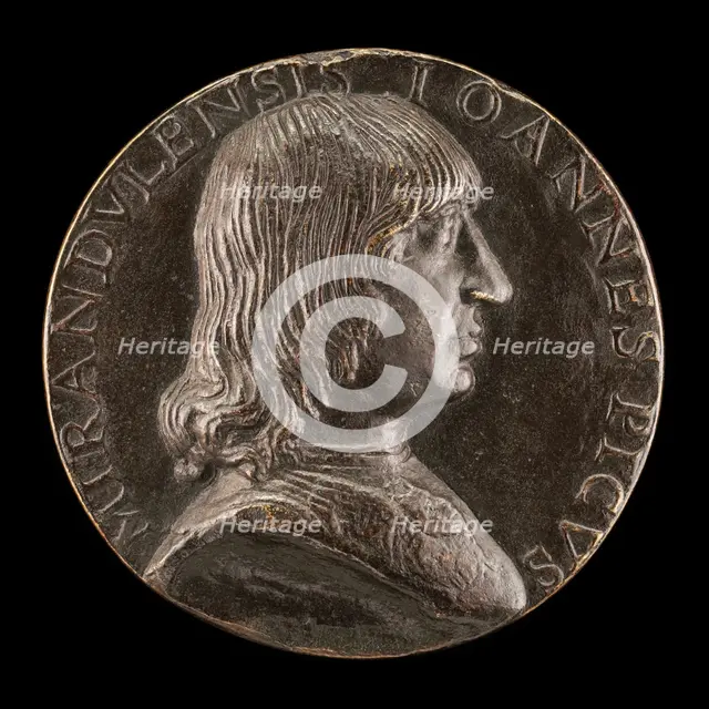 Giovanni Pico della Mirandola, 1463-1494, Philosopher and Poet [obverse], c. 1484/1485. Creator: Unknown.