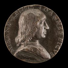 Giovanni Pico della Mirandola, 1463-1494, Philosopher and Poet [obverse], c. 1484/1485. Creator: Unknown