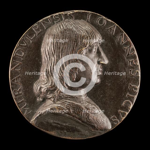 Giovanni Pico della Mirandola, 1463-1494, Philosopher and Poet [obverse], c. 1484/1485. Creator: Unknown.