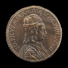 Giovanni Pico della Mirandola, 1463-1494, Philosopher and Poet. Creator: Medallist T.R.