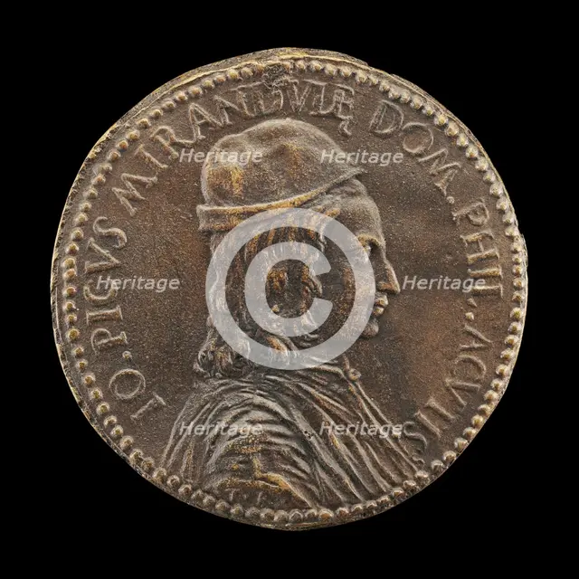 Giovanni Pico della Mirandola, 1463-1494, Philosopher and Poet. Creator: Medallist T.R..