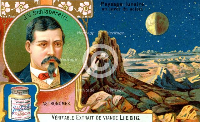 Giovanni Virginio Schiaparelli, Italian astronomer, (c1900). Artist: Unknown