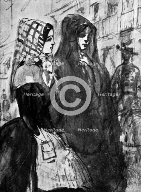 'Gipsies', 19th century, (1930).Artist: Constantin Guys