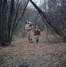 Gipsies, members of the Vincent family, Charlwood, Newdigate area, Surrey, 1964