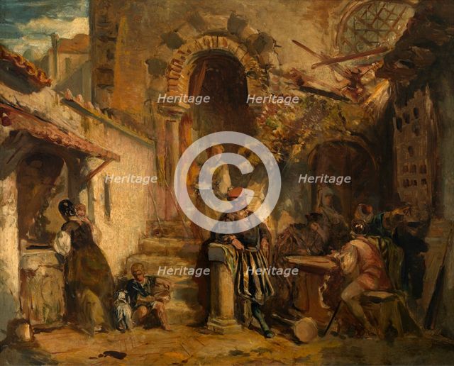Gipsies, mid-19th century. Creator: Constant Wauters.
