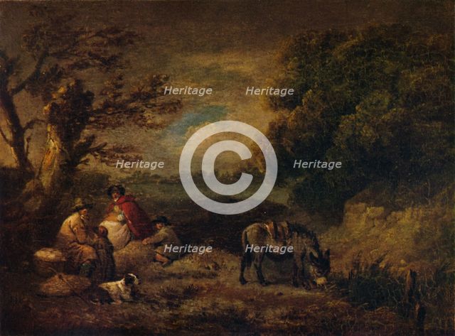 'Gipsies resting with Donkey', 1795. Artist: George Morland.