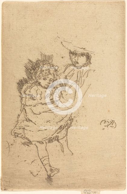 Gipsy Baby. Creator: James Abbott McNeill Whistler.
