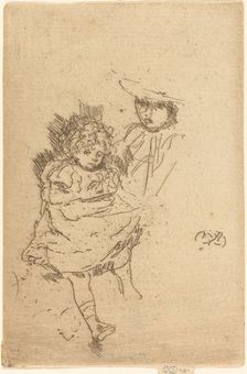 Gipsy Baby. Creator: James Abbott McNeill Whistler