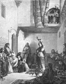 Gipsy Dancer; Notes on Albania 1875. Creator: Frederick A. Lyons