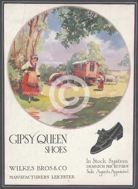 Gipsy Queen Shoes, c1920s. Artist: Wilfred Fryer
