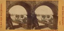 Girard Avenue and Connecting R.R. Bridge, Fairmount Park, Philadelphia, Pennsylvania, about 1872. Creator: James Cremer