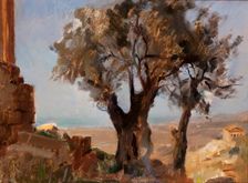 Girgenti (Trees), before 1890. Creator: Jan Ciaglinski