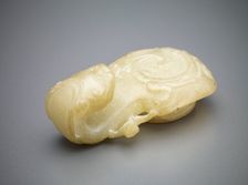 Girdle buckle, Qing dynasty, 1736-1795. Creator: Unknown