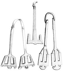 Girdle hangers, 1893. Artist: A Housselin