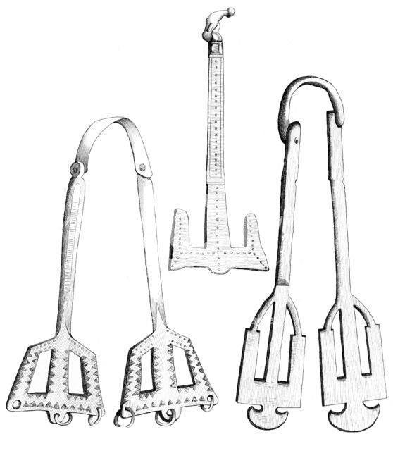 Girdle hangers, 1893.  Artist: A Housselin