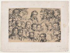 Girodet and His Students, ca. 1817. Creator: Alexandre-Marie Colin