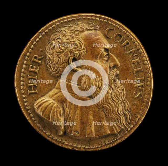 Girolamo Cornaro, c. 1486-1551, Venetian Patrician [obverse], 1540. Creator: Giovanni da Cavino.