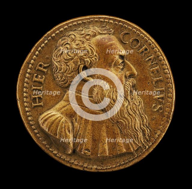 Girolamo Cornaro, c. 1486-1551, Venetian Patrician [obverse], 1540. Creator: Giovanni da Cavino.