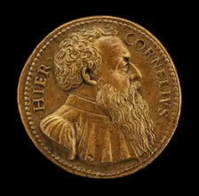 Girolamo Cornaro, c. 1486-1551, Venetian Patrician [obverse], 1540. Creator: Giovanni da Cavino
