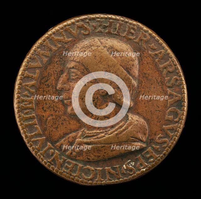 Girolamo Arsago, Bishop of Nice, 1511-1542 [obverse], 1513. Creator: Unknown.