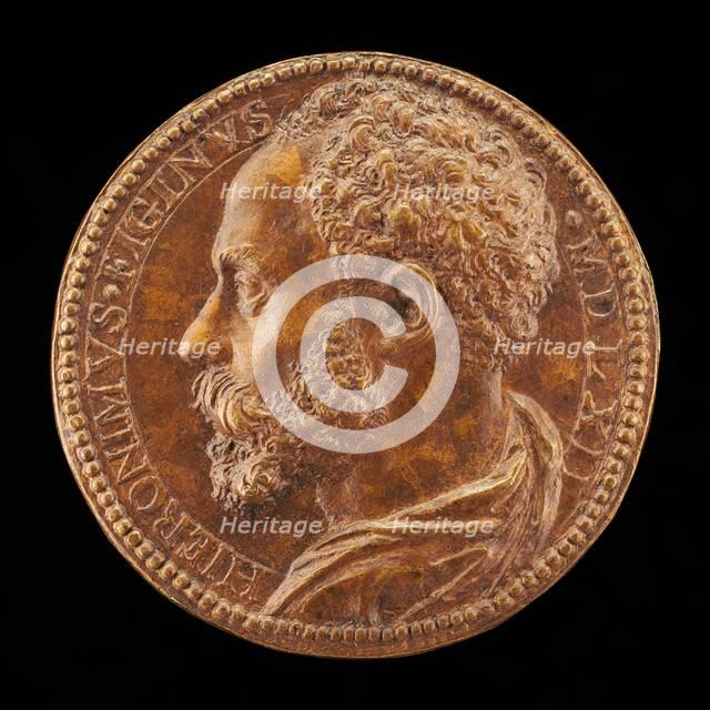 Girolamo Figino, 16th Century Milanese Painter [obverse], 1562. Creator: Pietro Paolo Galeotti.