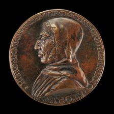 Girolamo Savonarola, 1452-1498, Dominican Preacher [obverse], c. 1497. Creator: Unknown