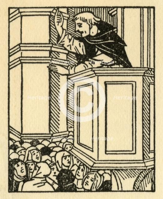 'Girolamo Savonarola', (1933). Creator: Unknown.