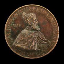 Girolamo Priuli, 1486-1567, Doge of Venice 1559 [obverse], 1566. Creator: Unknown