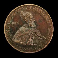 Girolamo Priuli, 1486-1567, Doge of Venice 1559 [obverse], 1566. Creator: Unknown