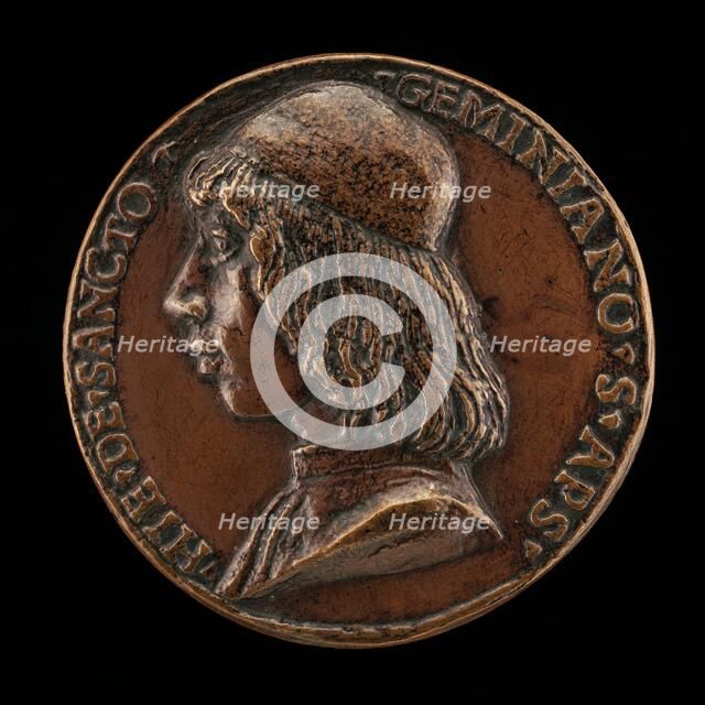 Girolamo Ridolfi of San Gimignano, 1465-1526, Apostolic Secretary, Consistorial Advocate, and Knight Creator: Niccolo Fiorentino.