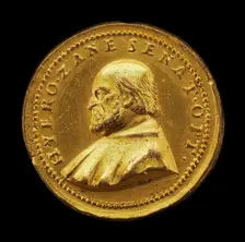 Girolamo Zane, Venetian Senator [obverse], 1540. Creator: Andrea Spinelli