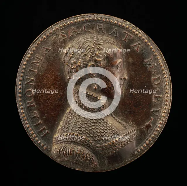 Girolama Sacrata of Ferrara, 1555. Creator: Pastorino Pastorini.